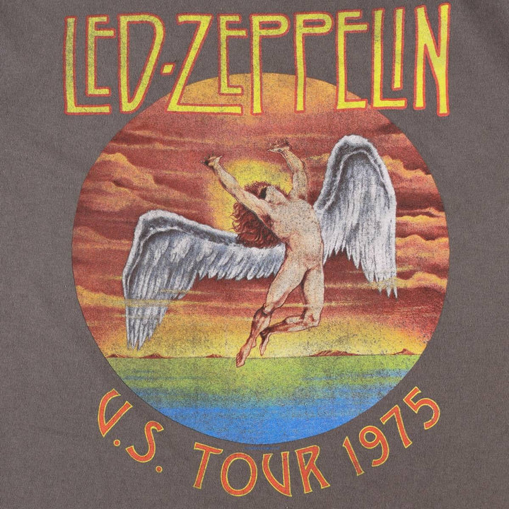 Led Zeppelin Band T-shirt, Band T, Men's L size cotton Charcoal Vintage Second Hand