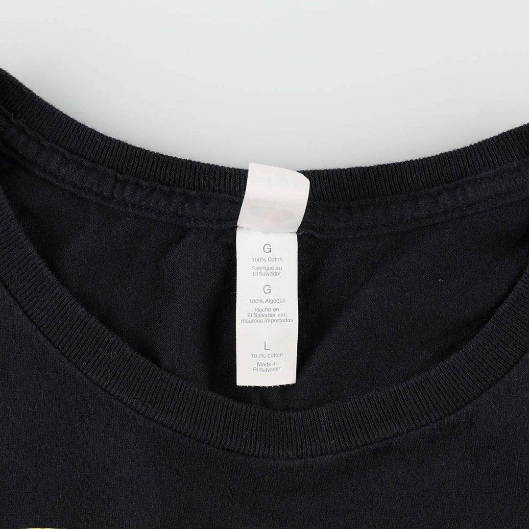 Fruit of the Loom FRUIT OF THE LOOM NIRVANA Band T-shirt Band Tee Men's L size cotton black type Vintage Second Hand