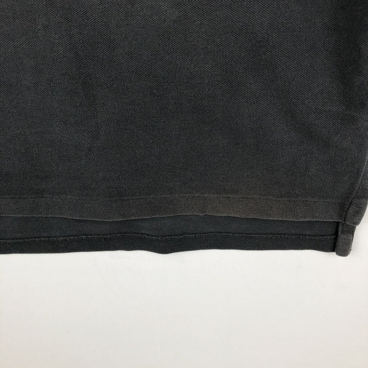 Ralph Lauren POLO by Ralph Lauren CUSTOM FIT Big Pony Short Sleeve Polo Shirt Men's M size cotton black type Vintage Second Hand