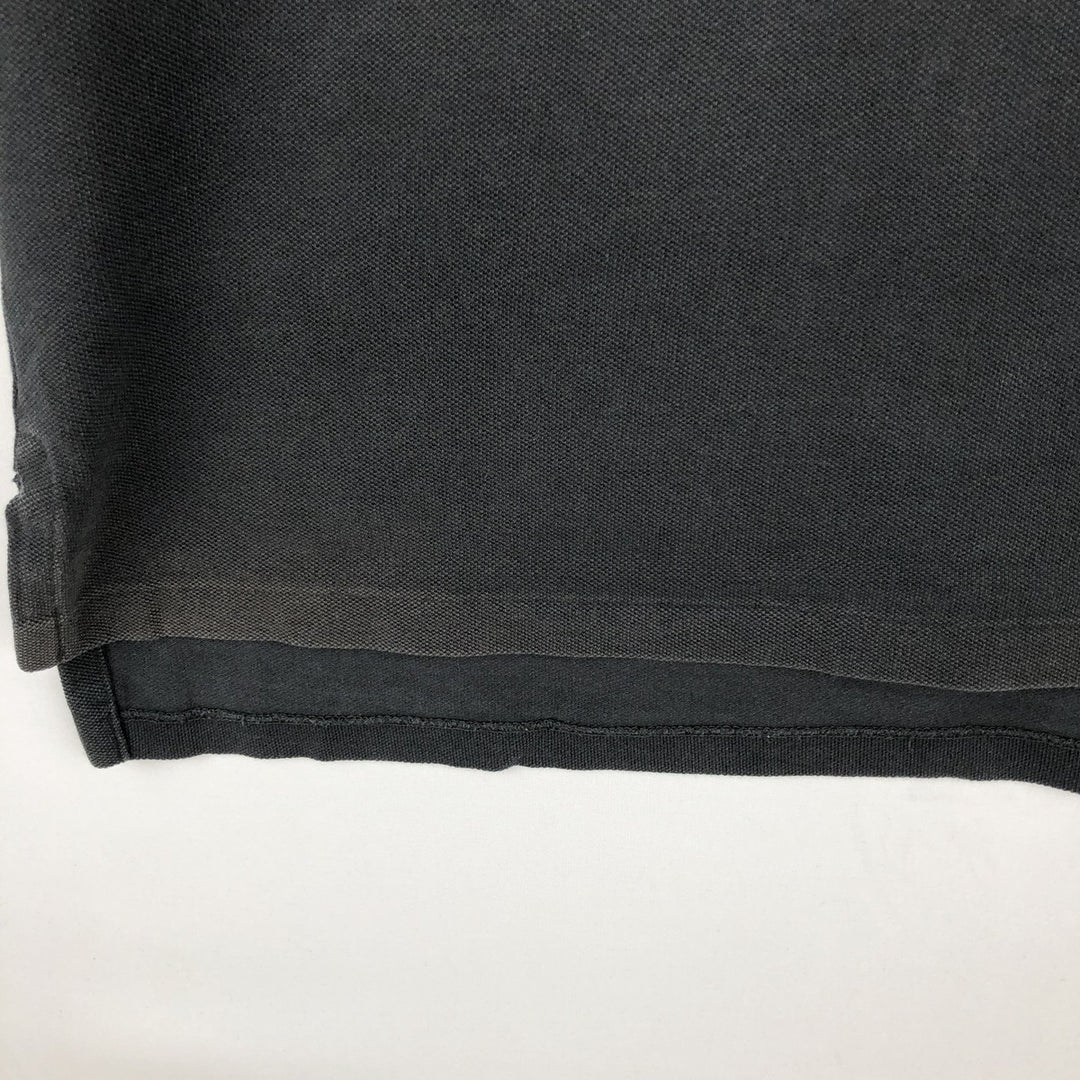 Ralph Lauren POLO by Ralph Lauren CUSTOM FIT Big Pony Short Sleeve Polo Shirt Men's M size cotton black type Vintage Second Hand