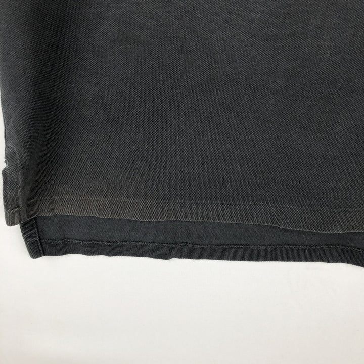 Ralph Lauren POLO by Ralph Lauren CUSTOM FIT Big Pony Short Sleeve Polo Shirt Men's M size cotton black type Vintage Second Hand