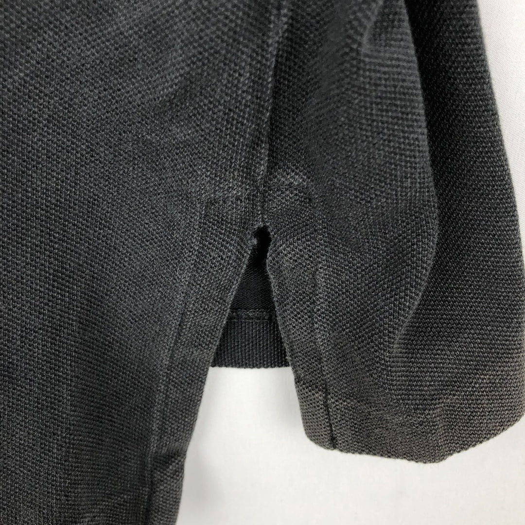 Ralph Lauren POLO by Ralph Lauren CUSTOM FIT Big Pony Short Sleeve Polo Shirt Men's M size cotton black type Vintage Second Hand