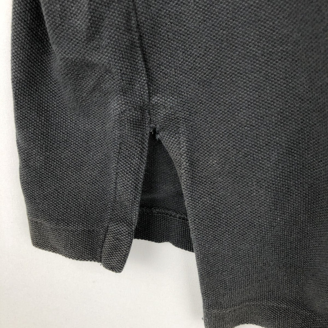 Ralph Lauren POLO by Ralph Lauren CUSTOM FIT Big Pony Short Sleeve Polo Shirt Men's M size cotton black type Vintage Second Hand