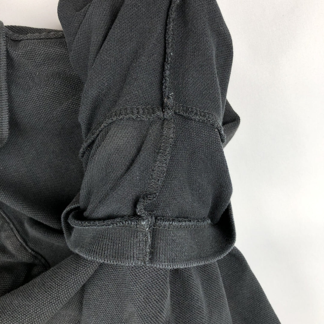 Ralph Lauren POLO by Ralph Lauren CUSTOM FIT Big Pony Short Sleeve Polo Shirt Men's M size cotton black type Vintage Second Hand