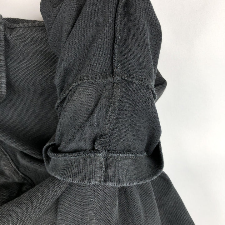 Ralph Lauren POLO by Ralph Lauren CUSTOM FIT Big Pony Short Sleeve Polo Shirt Men's M size cotton black type Vintage Second Hand