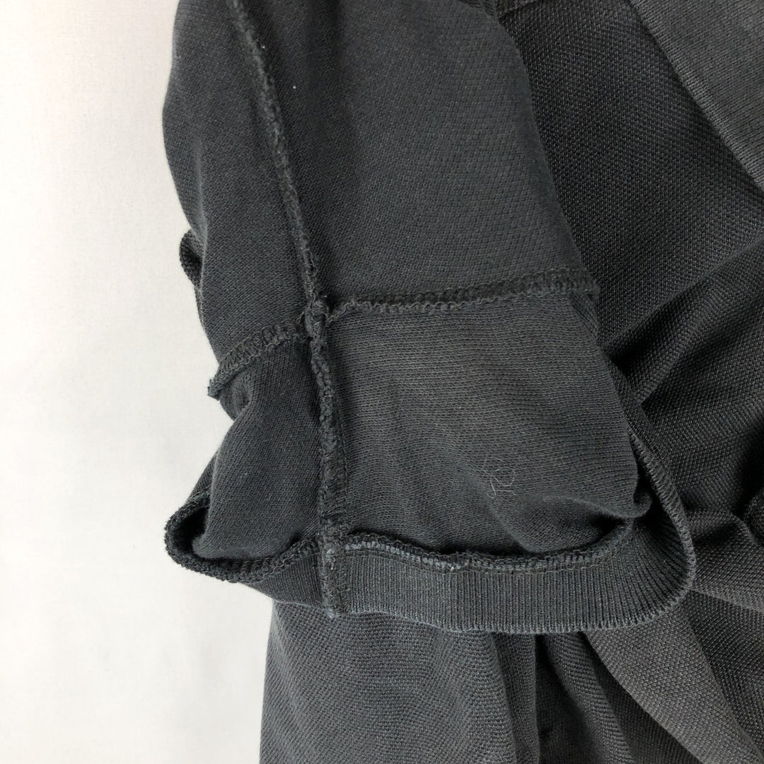 Ralph Lauren POLO by Ralph Lauren CUSTOM FIT Big Pony Short Sleeve Polo Shirt Men's M size cotton black type Vintage Second Hand
