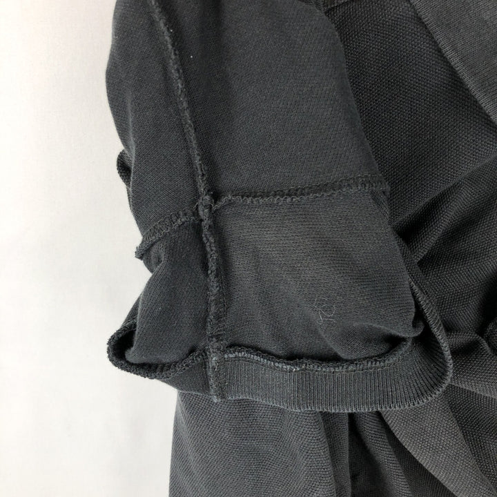 Ralph Lauren POLO by Ralph Lauren CUSTOM FIT Big Pony Short Sleeve Polo Shirt Men's M size cotton black type Vintage Second Hand