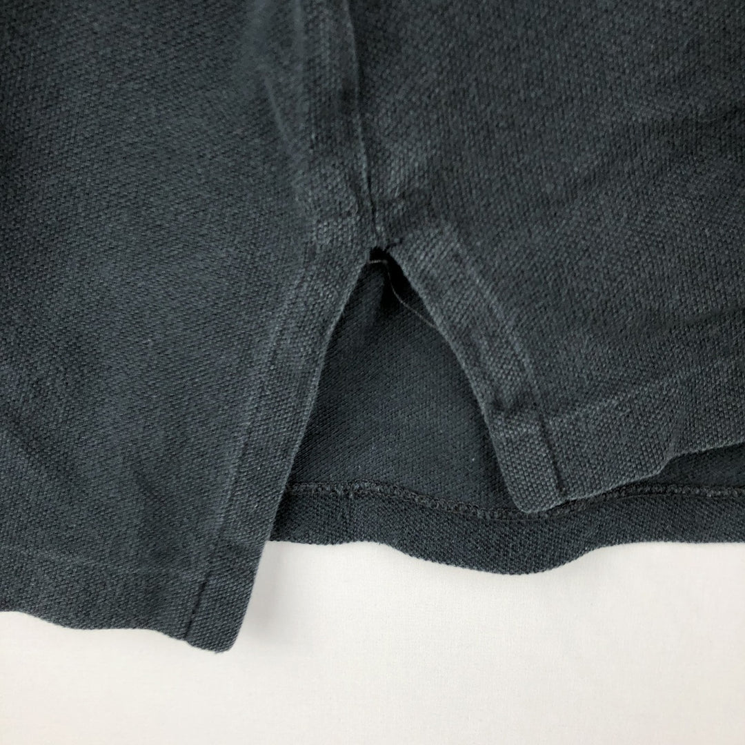 Ralph Lauren POLO by Ralph Lauren CUSTOM FIT Big Pony Short Sleeve Polo Shirt Men's L size cotton black type Vintage Second Hand