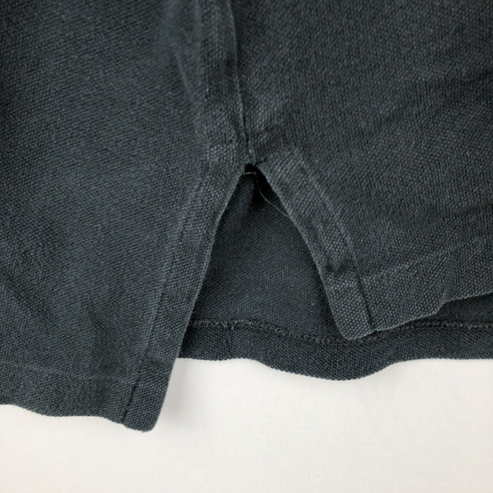 Ralph Lauren POLO by Ralph Lauren CUSTOM FIT Big Pony Short Sleeve Polo Shirt Men's L size cotton black type Vintage Second Hand