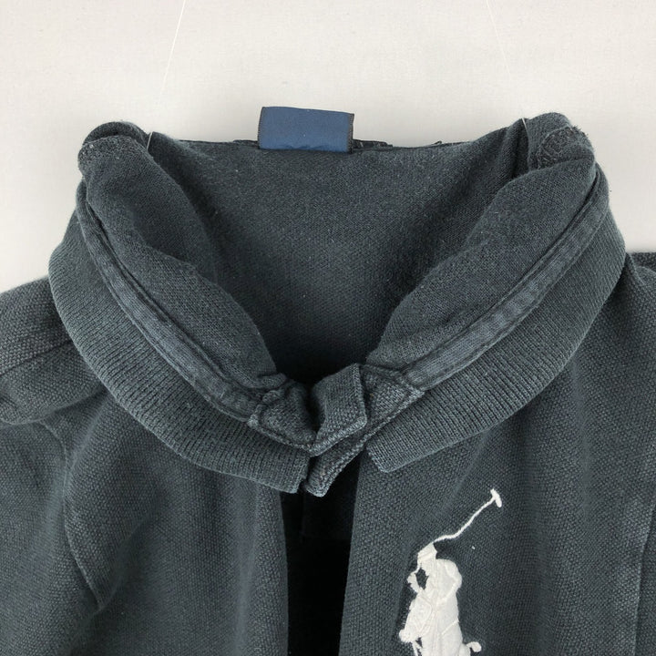 Ralph Lauren POLO by Ralph Lauren CUSTOM FIT Big Pony Short Sleeve Polo Shirt Men's L size cotton black type Vintage Second Hand