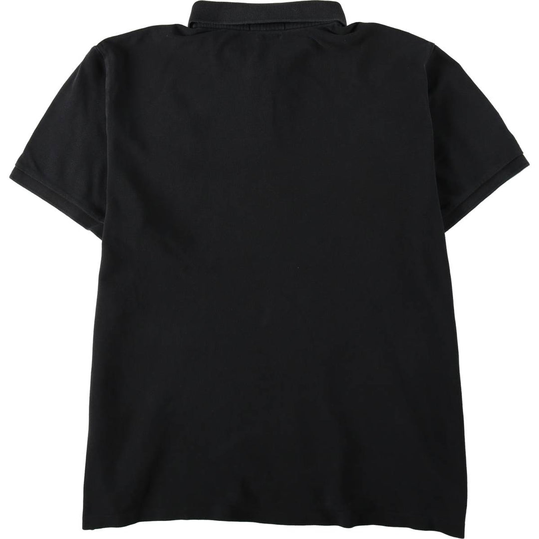 Ralph Lauren POLO RALPH LAUREN CUSTOM SLIM FIT Big Pony Short Sleeve Polo Shirt Men's XL cotton black type Vintage Second Hand