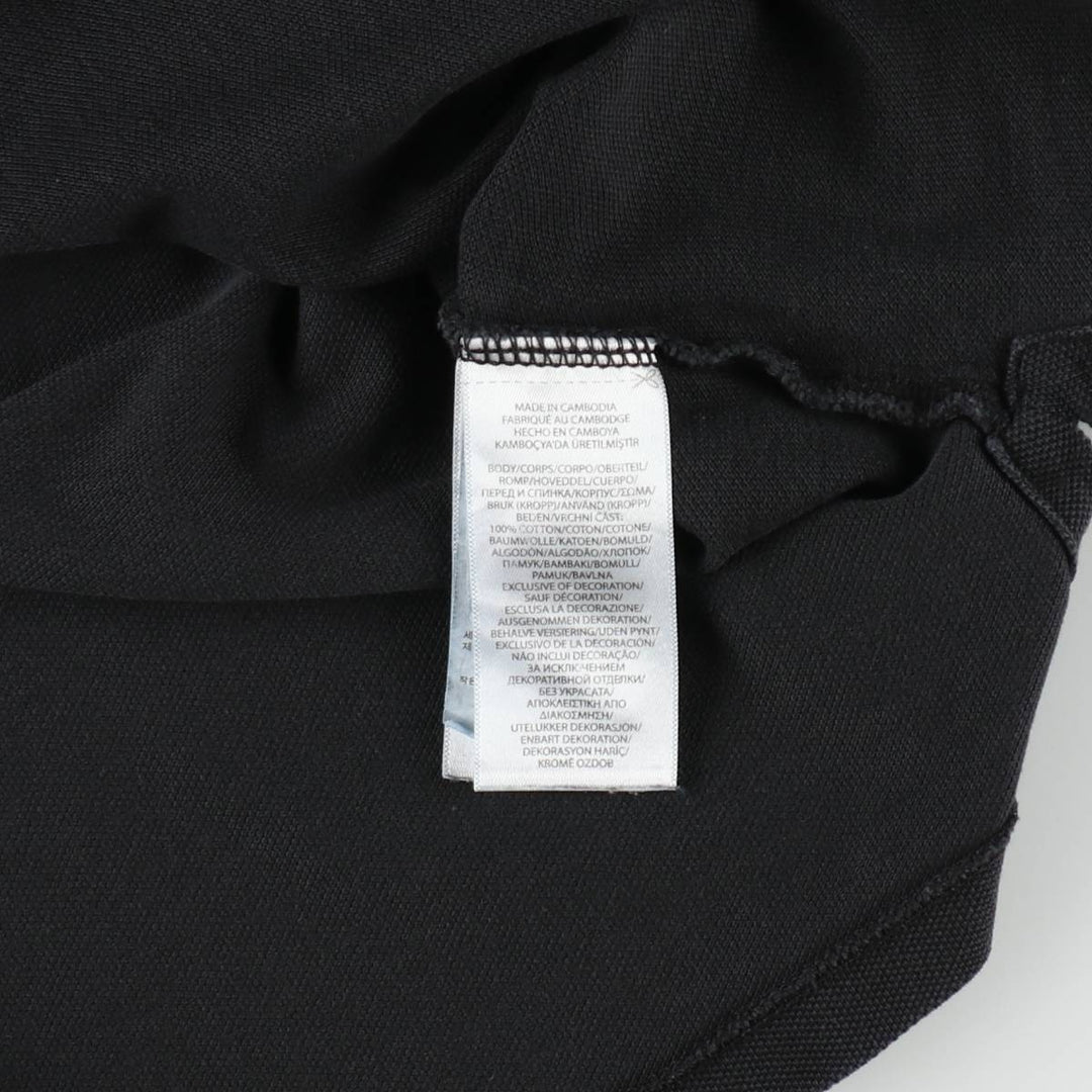 Ralph Lauren POLO RALPH LAUREN CUSTOM SLIM FIT Big Pony Short Sleeve Polo Shirt Men's XL cotton black type Vintage Second Hand