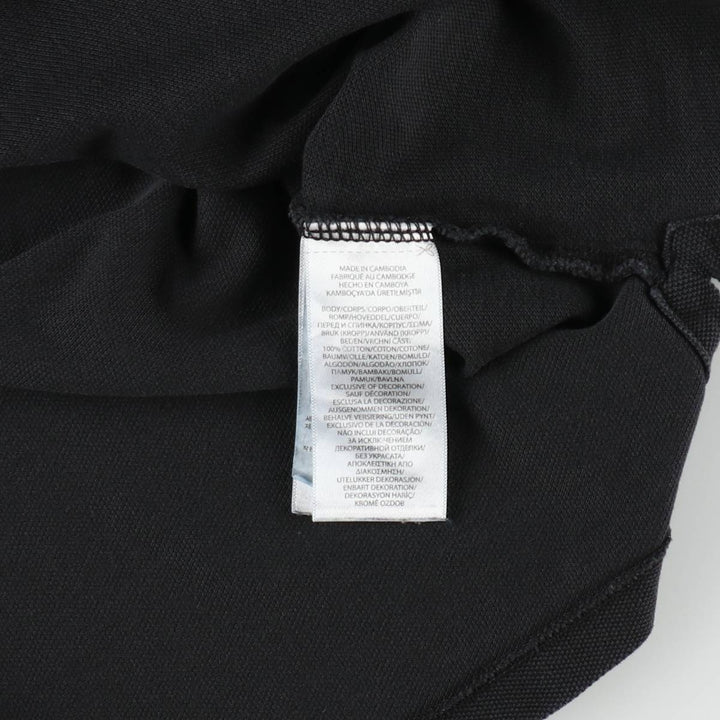 Ralph Lauren POLO RALPH LAUREN CUSTOM SLIM FIT Big Pony Short Sleeve Polo Shirt Men's XL cotton black type Vintage Second Hand