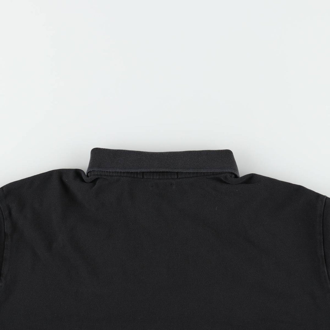 Ralph Lauren POLO RALPH LAUREN CUSTOM SLIM FIT Big Pony Short Sleeve Polo Shirt Men's XL cotton black type Vintage Second Hand
