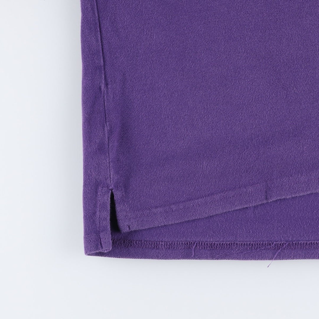 Ralph Lauren POLO by Ralph Lauren CUSTOM FIT Big Pony Short Sleeve Polo Shirt Men's XL cotton purple type Vintage Second Hand