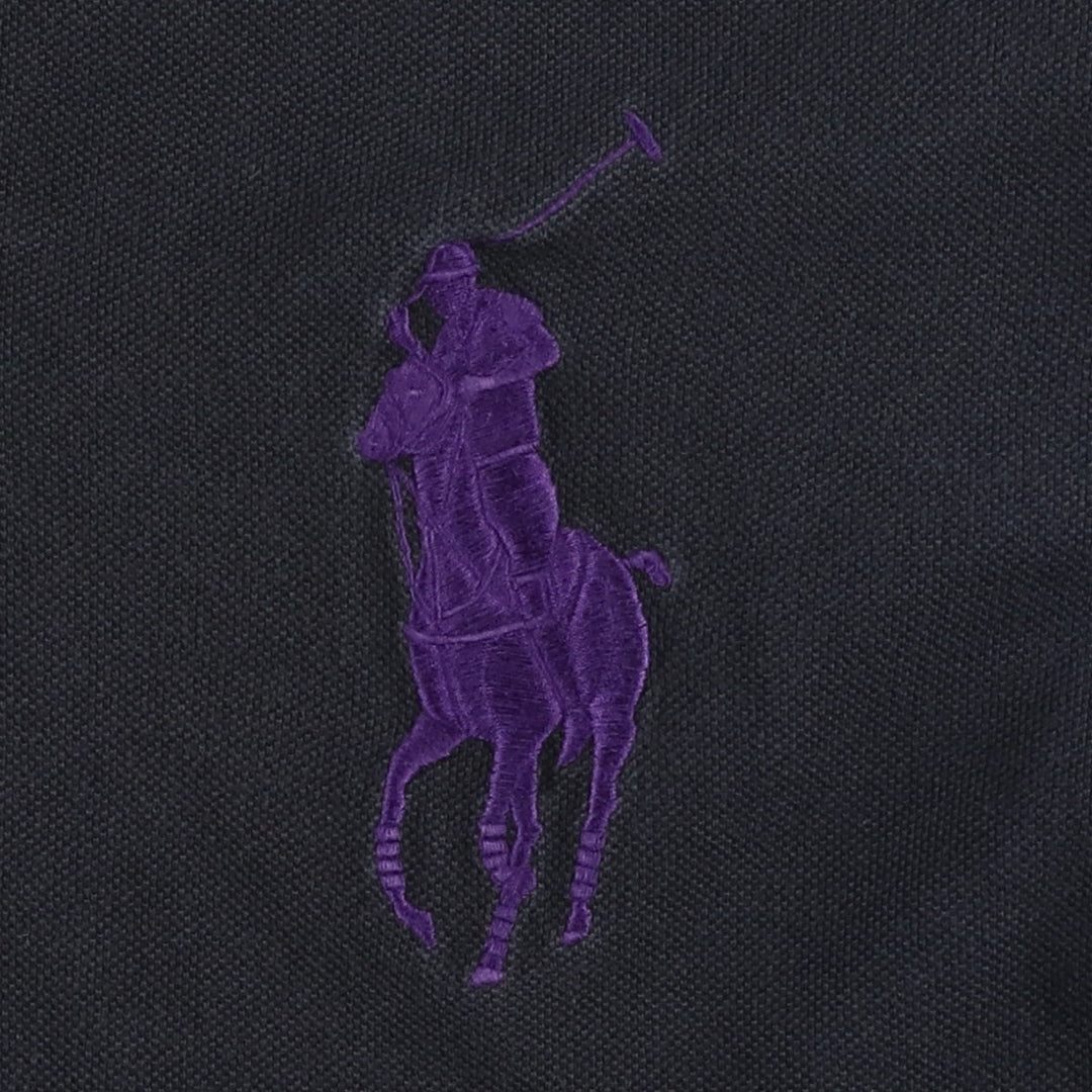 Ralph Lauren POLO by Ralph Lauren CUSTOM FIT Big Pony Short Sleeve Polo Shirt Men's M size cotton white type Vintage Second Hand