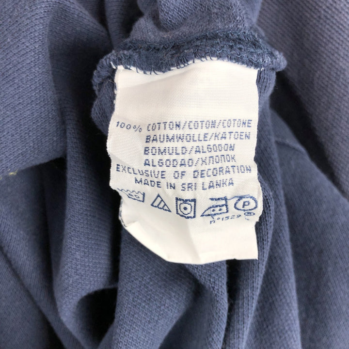 Ralph Lauren POLO by Ralph Lauren CUSTOM FIT Big Pony Short Sleeve Rugby Shirt Men's XL cotton navy blue type Vintage Second Hand