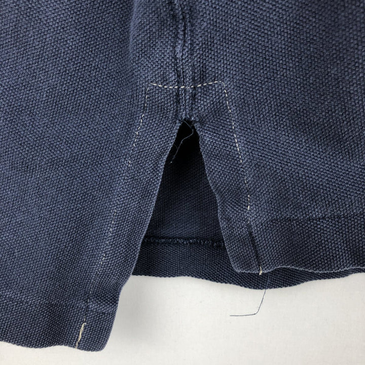 Ralph Lauren POLO by Ralph Lauren CUSTOM FIT Big Pony Short Sleeve Rugby Shirt Men's XL cotton navy blue type Vintage Second Hand