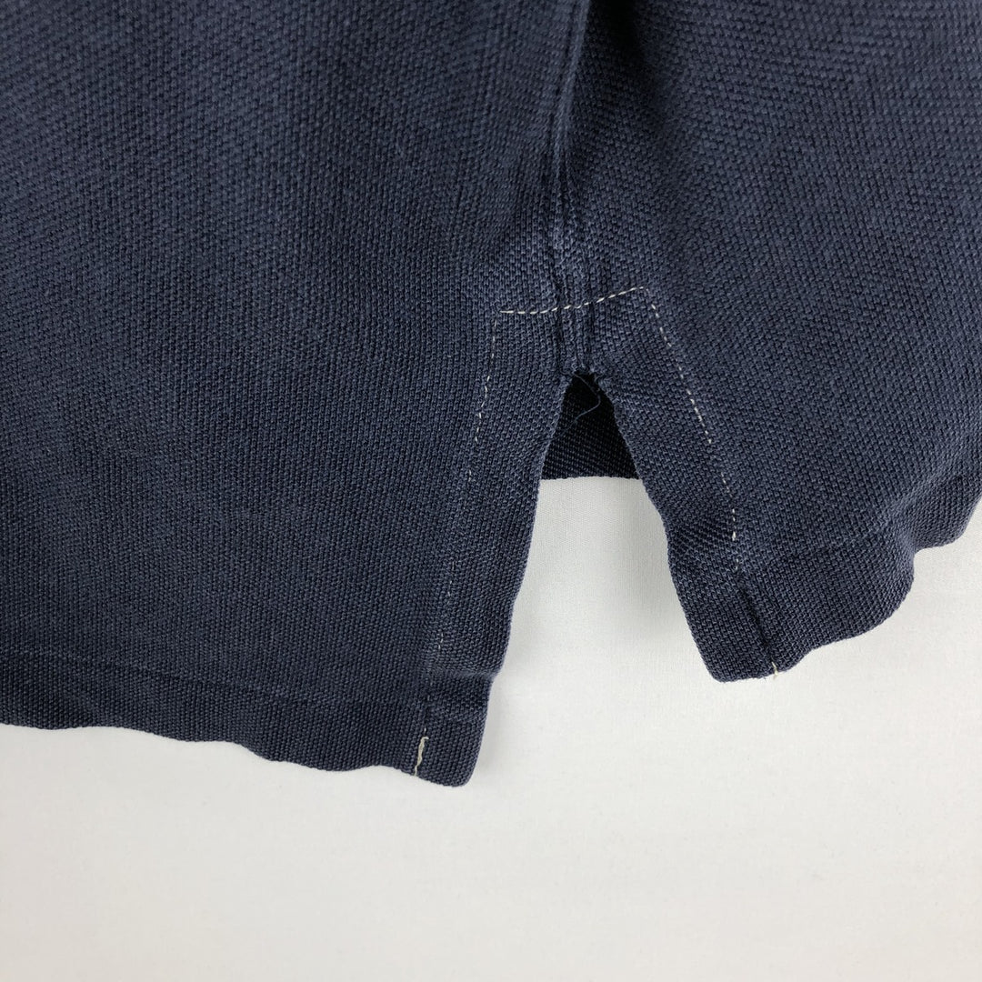 Ralph Lauren POLO by Ralph Lauren CUSTOM FIT Big Pony Short Sleeve Rugby Shirt Men's XL cotton navy blue type Vintage Second Hand
