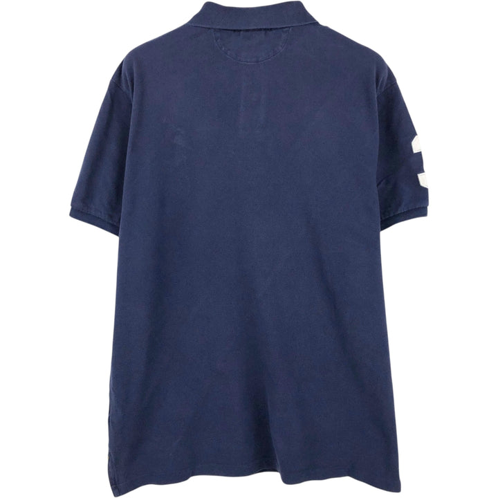 Ralph Lauren POLO by Ralph Lauren CUSTOM FIT Big Pony Short Sleeve Rugby Shirt Men's XL cotton navy blue type Vintage Second Hand