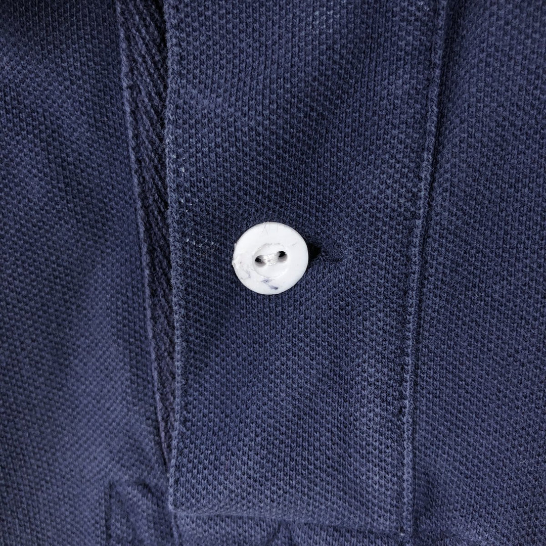 Ralph Lauren POLO by Ralph Lauren CUSTOM FIT Big Pony Short Sleeve Rugby Shirt Men's XL cotton navy blue type Vintage Second Hand