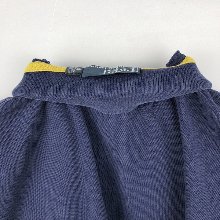 Ralph Lauren POLO by Ralph Lauren CUSTOM FIT Big Pony Short Sleeve Rugby Shirt Men's XL cotton navy blue type Vintage Second Hand