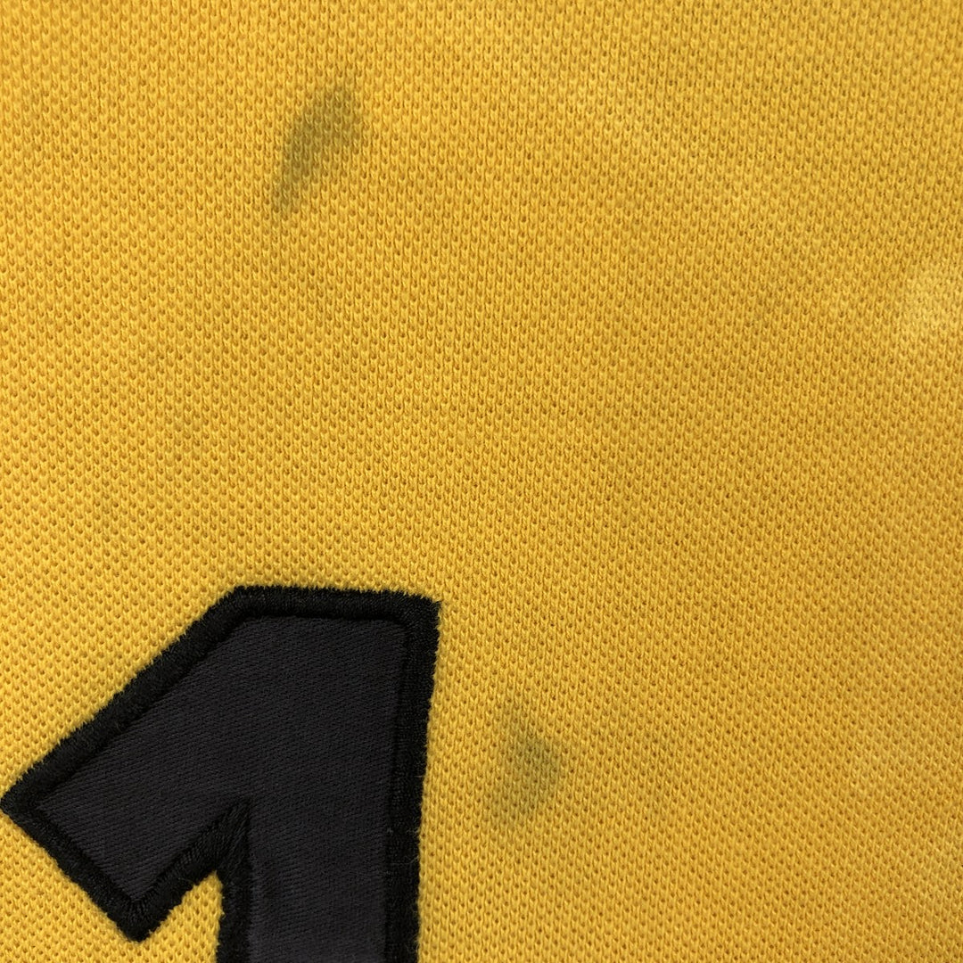Ralph Lauren POLO by Ralph Lauren CUSTOM FIT Big Pony Short-Sleeve Rugby Shirt, Men's Size M (approx.) cotton yellow type Vintage Second Hand