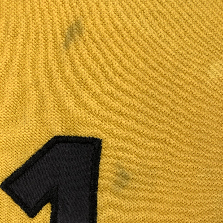 Ralph Lauren POLO by Ralph Lauren CUSTOM FIT Big Pony Short-Sleeve Rugby Shirt, Men's Size M (approx.) cotton yellow type Vintage Second Hand