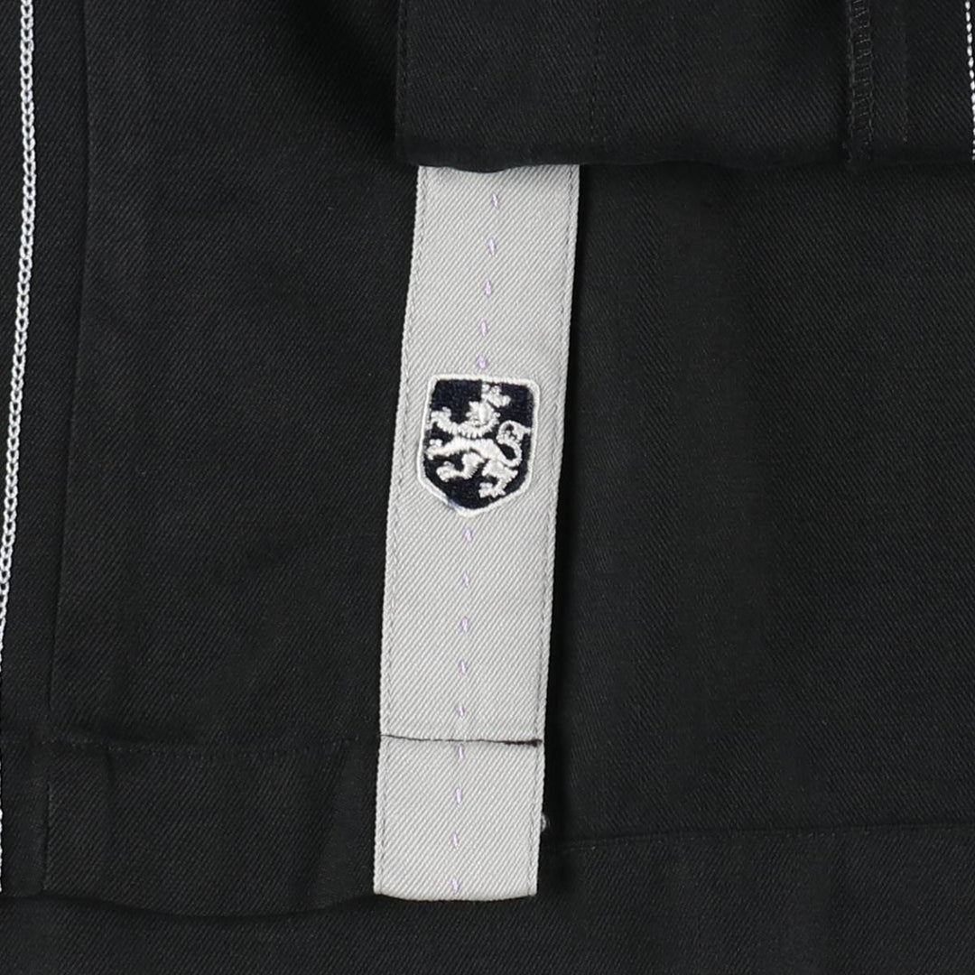 Nat Nast American fit short-sleeved silk box shirt, men's size L equivalent. silk black type Vintage Second Hand