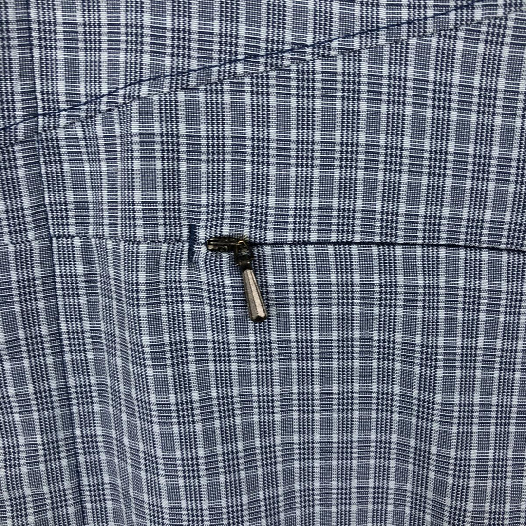 90s-era Nike ACG DRI-FIT short-sleeved check shirt, boxy style, men's size M equivalent, vintage. unclear Blue type light blue Vintage Second Hand