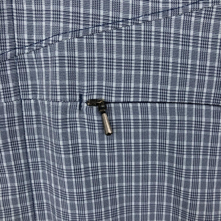 90s-era Nike ACG DRI-FIT short-sleeved check shirt, boxy style, men's size M equivalent, vintage. unclear Blue type light blue Vintage Second Hand