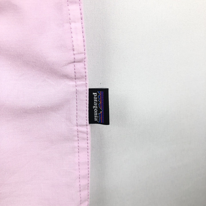 Patagonia Short-Sleeve Button-Down Shirt, Men's Size L (approx.) unclear pink type Vintage Second Hand