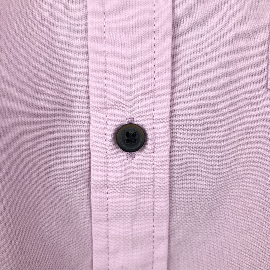 Patagonia Short-Sleeve Button-Down Shirt, Men's Size L (approx.) unclear pink type Vintage Second Hand