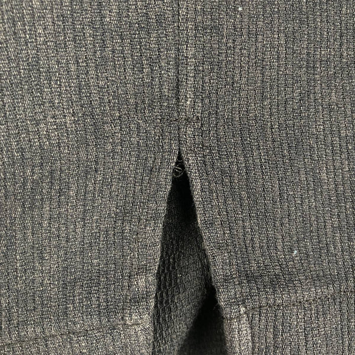 90'S BC ETHIC Short-Sleeve Open-Collar Rayon/Poly Shirt, Boxy Shirt, Made in USA, Men's XL Equivalent, Vintage Rayon brown type Vintage Second Hand