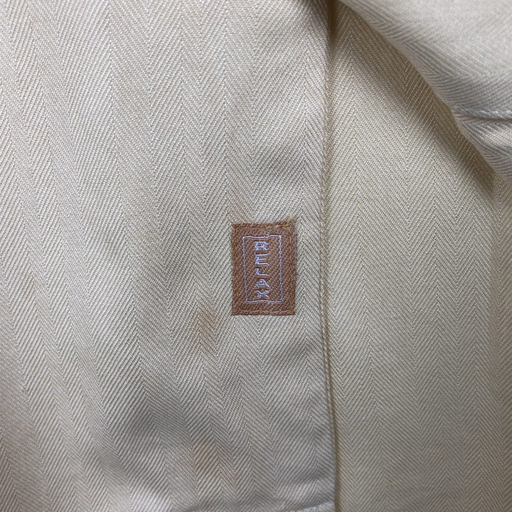 Tommy Bahama short sleeve open collar silk shirt, box shirt, men's XL size silk yellow type Vintage Second Hand