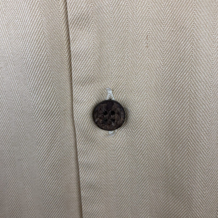 Tommy Bahama short sleeve open collar silk shirt, box shirt, men's XL size silk yellow type Vintage Second Hand