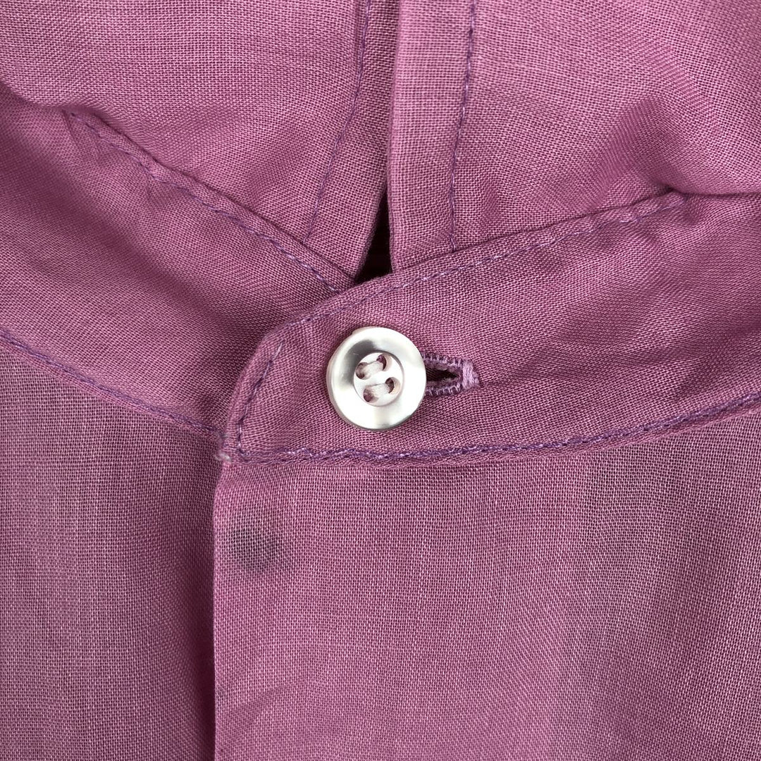 70'S Arrow Short-Sleeve Polyester Shirt, Men's Size L (Equivalent), Vintage polyester pink type Vintage Second Hand