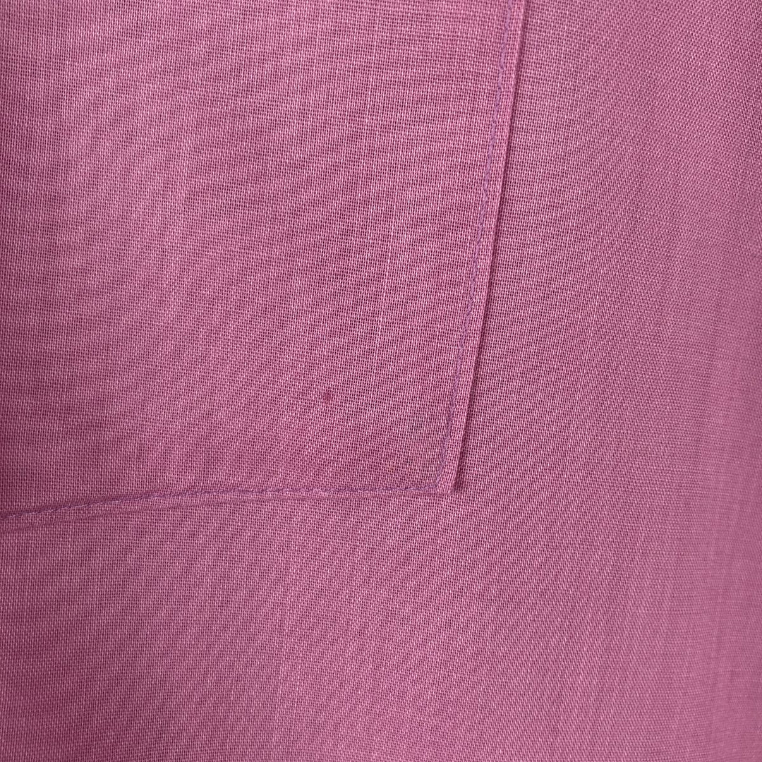 70'S Arrow Short-Sleeve Polyester Shirt, Men's Size L (Equivalent), Vintage polyester pink type Vintage Second Hand