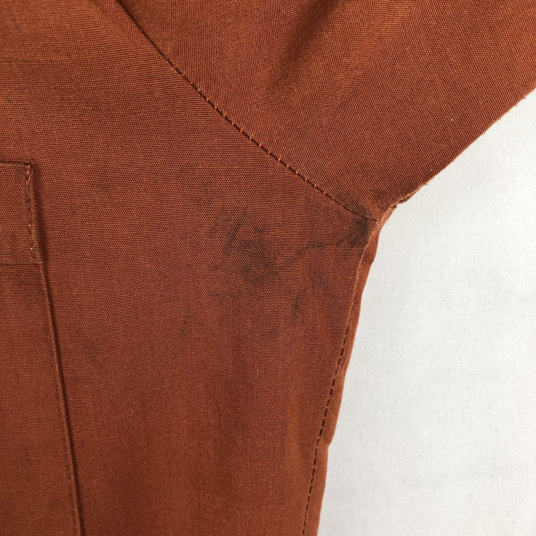 ~90'S Fashion Seal Shane Short-Sleeve Box Shirt, Men's Size L (Equivalent), Vintage unclear brown type Vintage Second Hand