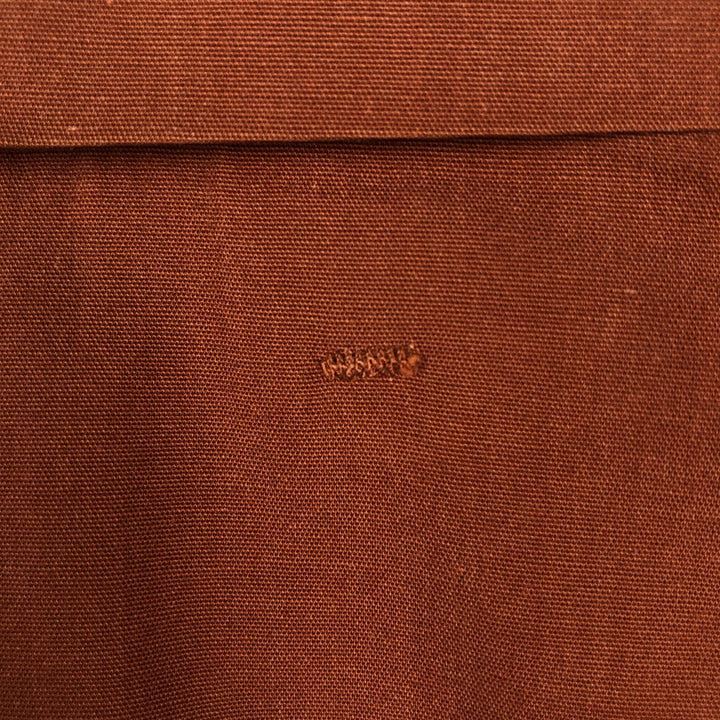 ~90'S Fashion Seal Shane Short-Sleeve Box Shirt, Men's Size L (Equivalent), Vintage unclear brown type Vintage Second Hand