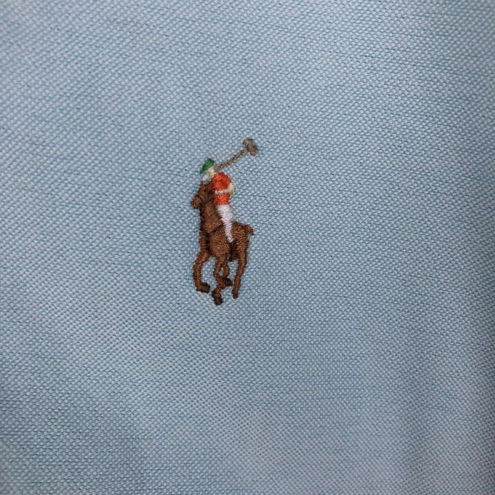 Ralph Lauren Classic Fit Short Sleeve Button Down Shirt Men's XL cotton Mint green Vintage Second Hand