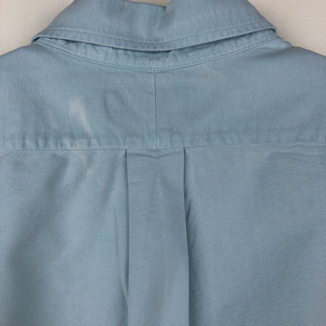 Ralph Lauren Classic Fit Short Sleeve Button Down Shirt Men's XL cotton Mint green Vintage Second Hand