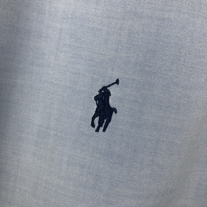 Ralph Lauren POLO by Ralph Lauren YARMOUTH long sleeve button down shirt, men's size L cotton Blue type light blue Vintage Second Hand