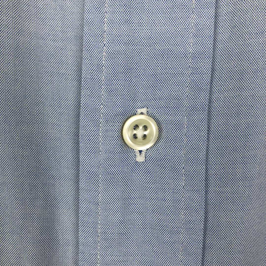 Ralph Lauren POLO by Ralph Lauren YARMOUTH long sleeve button down shirt, men's size L cotton Blue type light blue Vintage Second Hand