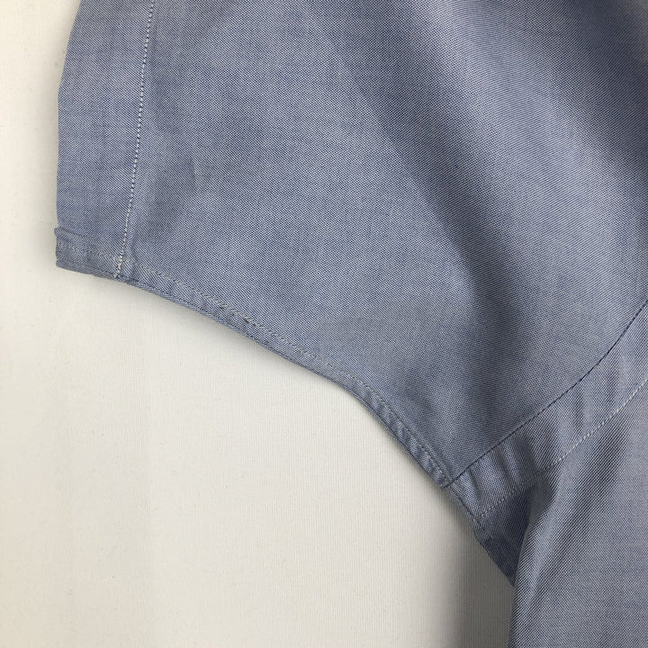 Ralph Lauren POLO by Ralph Lauren YARMOUTH long sleeve button down shirt, men's size L cotton Blue type light blue Vintage Second Hand