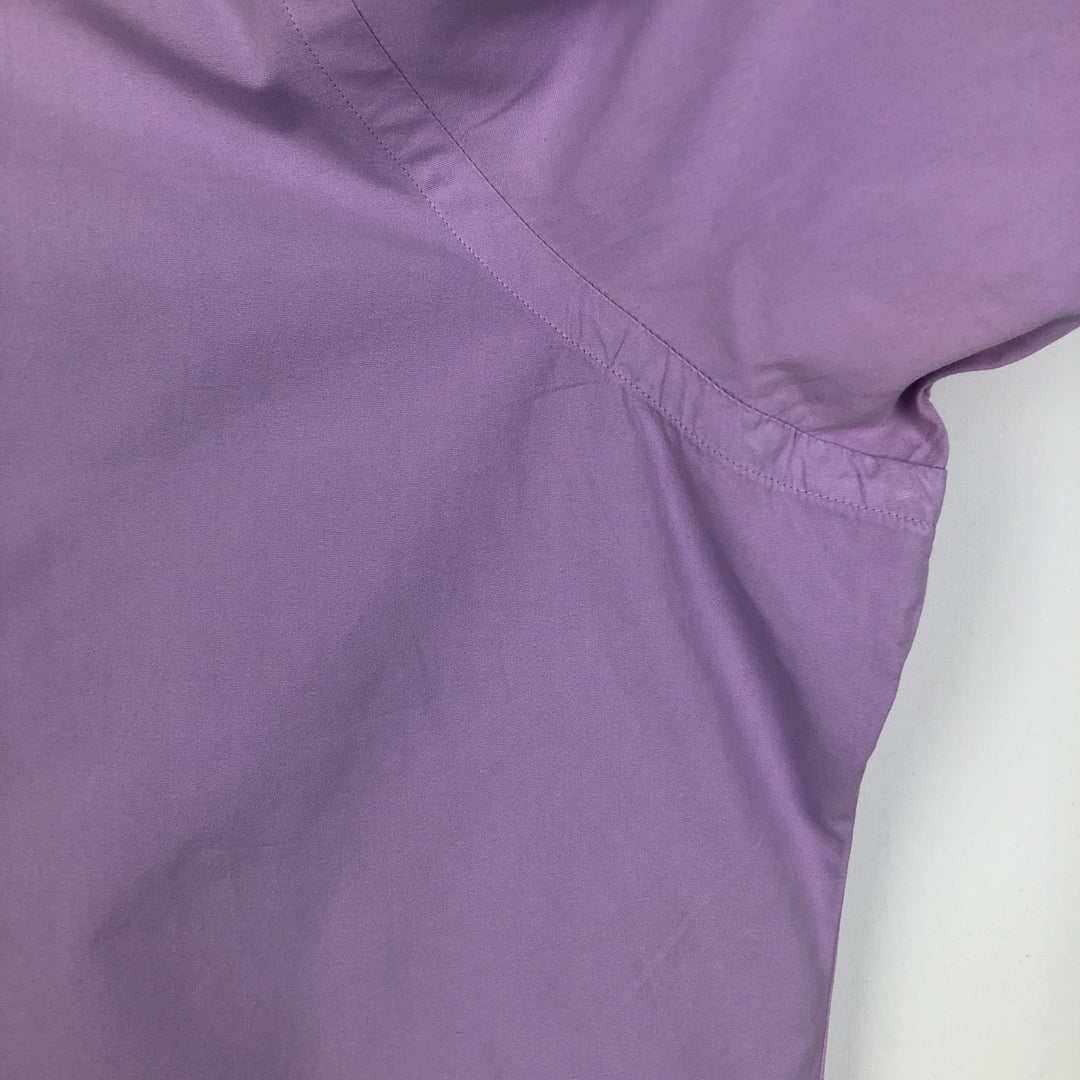 Ralph Lauren Classic Fit Short Sleeve Button Down Shirt Men's XXL combed cotton purple type Vintage Second Hand