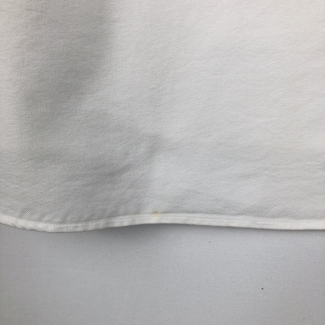 Ralph Lauren Classic Fit Short-Sleeve Button-Down Shirt, Men's Size L (approx.) cotton white type Vintage Second Hand