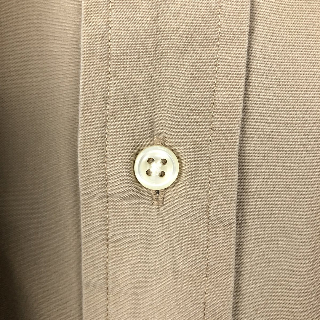 Ralph Lauren BLAKE short sleeve button down shirt, men's XL size cotton Beige type Vintage Second Hand