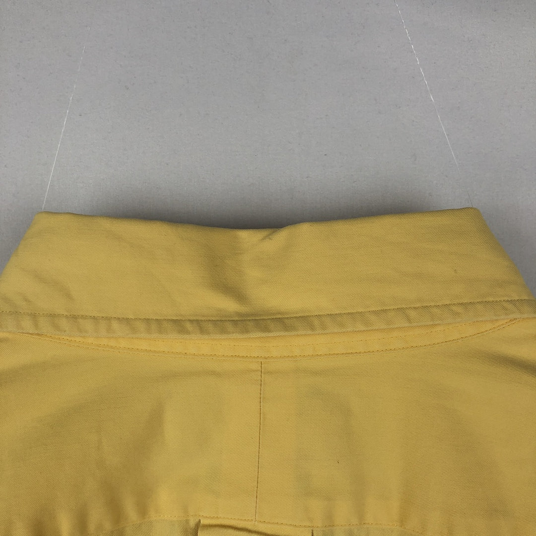 Ralph Lauren BLAKE short sleeve button down shirt, men's XL size cotton yellow type Vintage Second Hand
