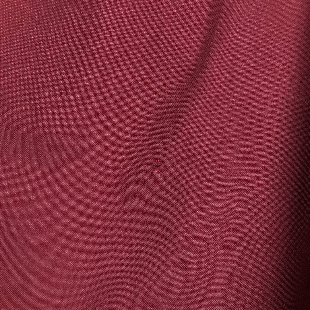 Ralph Lauren Classic Fit Short-Sleeve Button-Down Shirt, Men's Size M (approx.) cotton bordeaux Vintage Second Hand